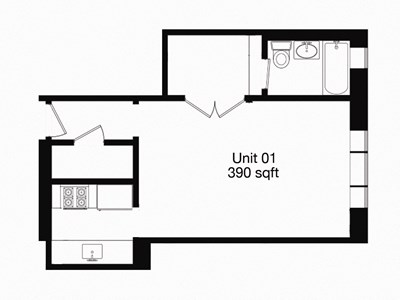 1363 E Unit 001 Floorplan
